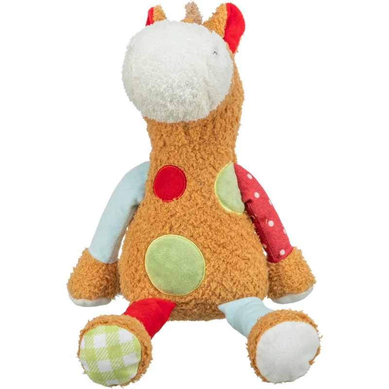 Flicken-Pferd aus Plüsch