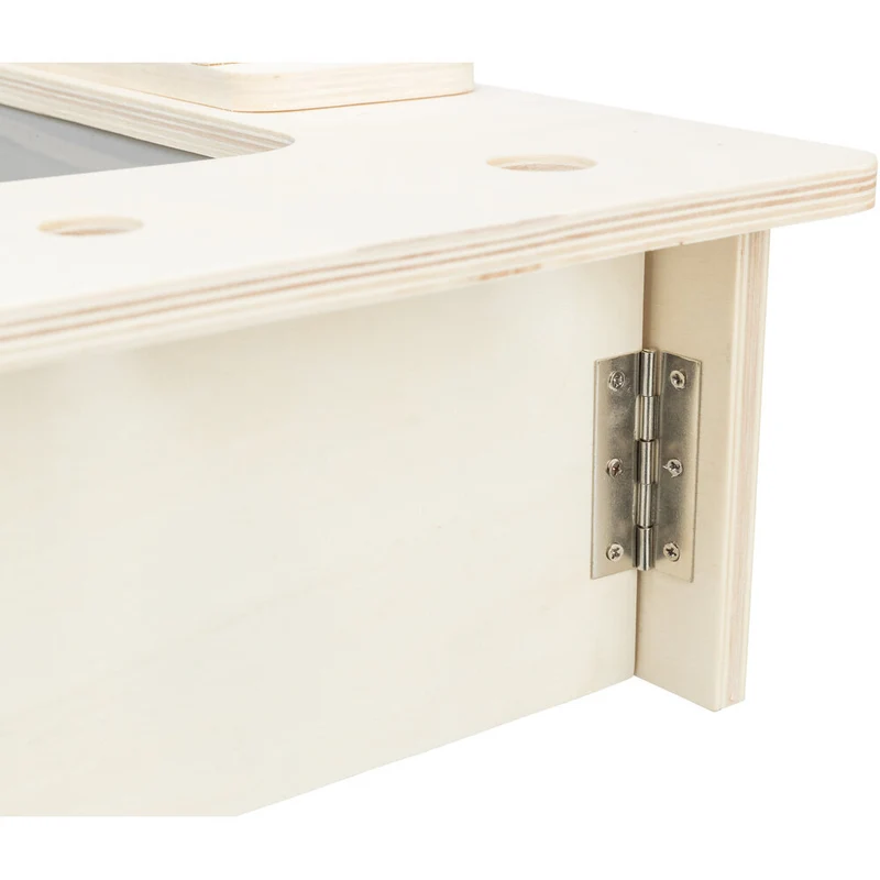 Futterstation für Nager aus Holz