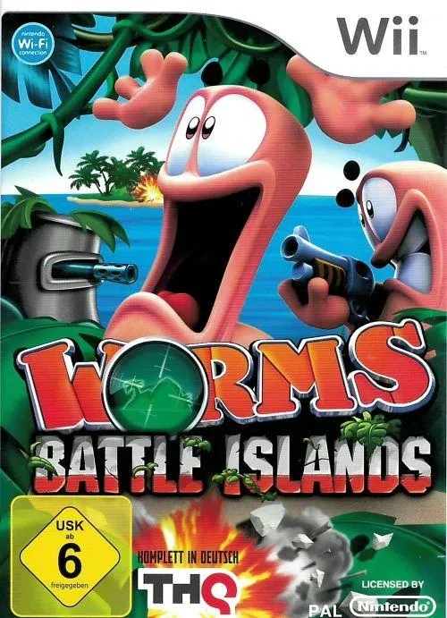 Worms Battle Islands (Nintendo Wii)