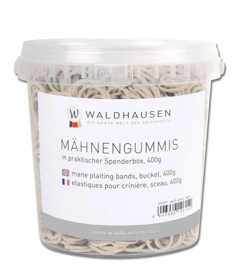 Waldhausen - Weiße Gummibänder - 400 g