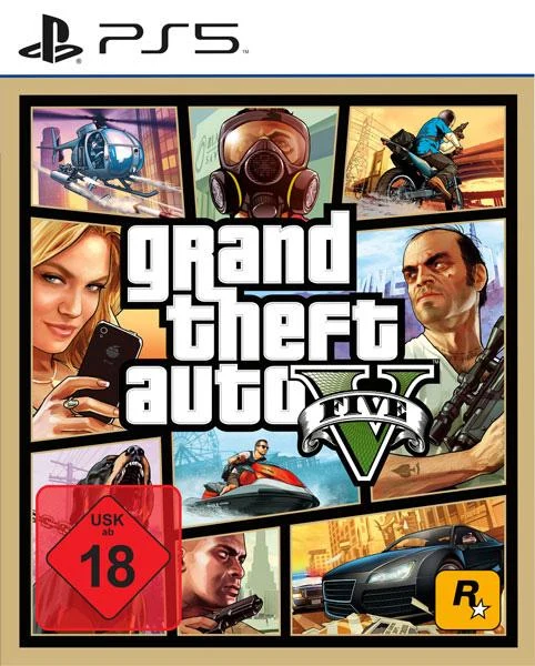 Grand Theft Auto V - GTA 5 (PlayStation 5) Neu & OVP