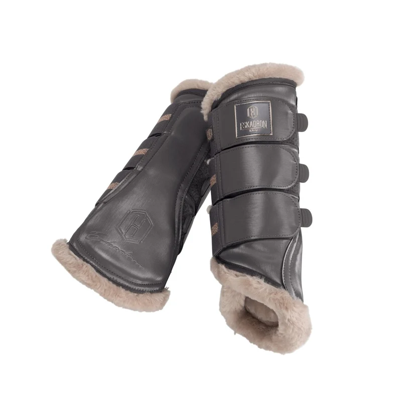 Eskadron Heritage 23 - Dressurgamaschen mit Lamm - Grau