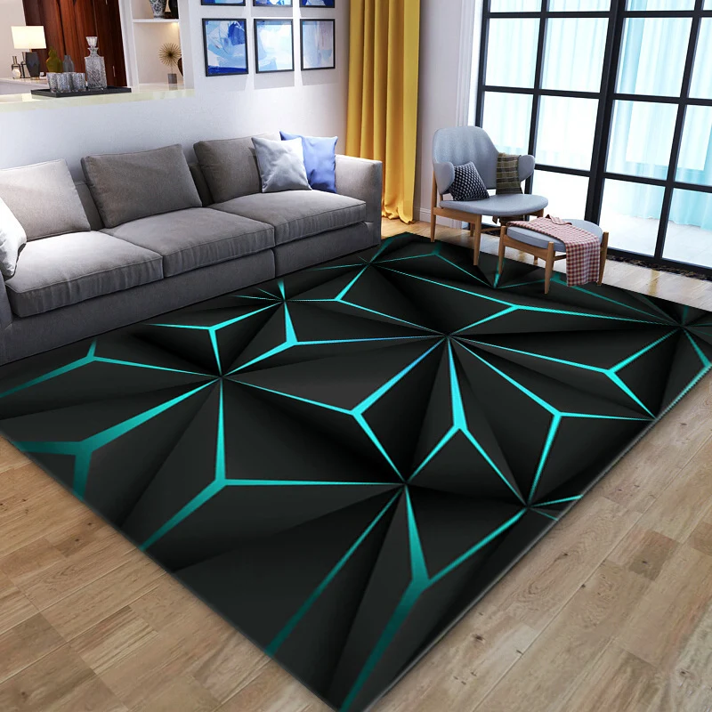 Geometrisches Design Teppich