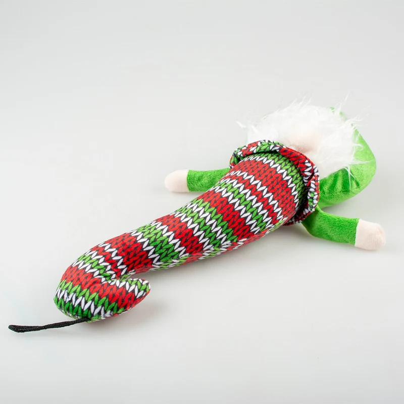 Xmas Plüsch grüne Elfe Hundespielzeug