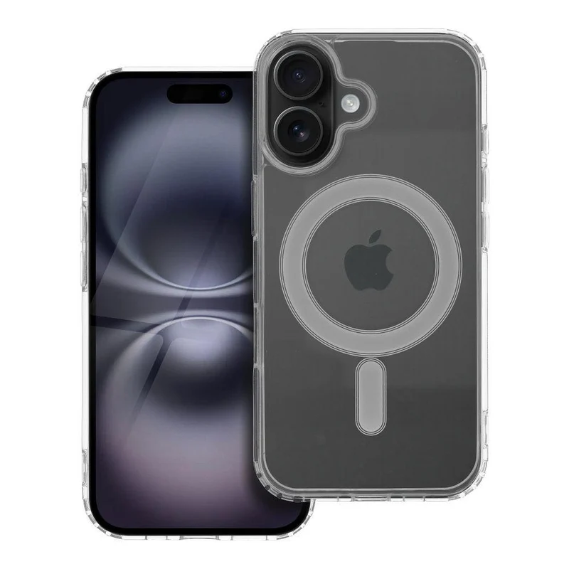 iPhone 16 Handyhülle / Backcase Silikon Transparent MagSafe kompatibel