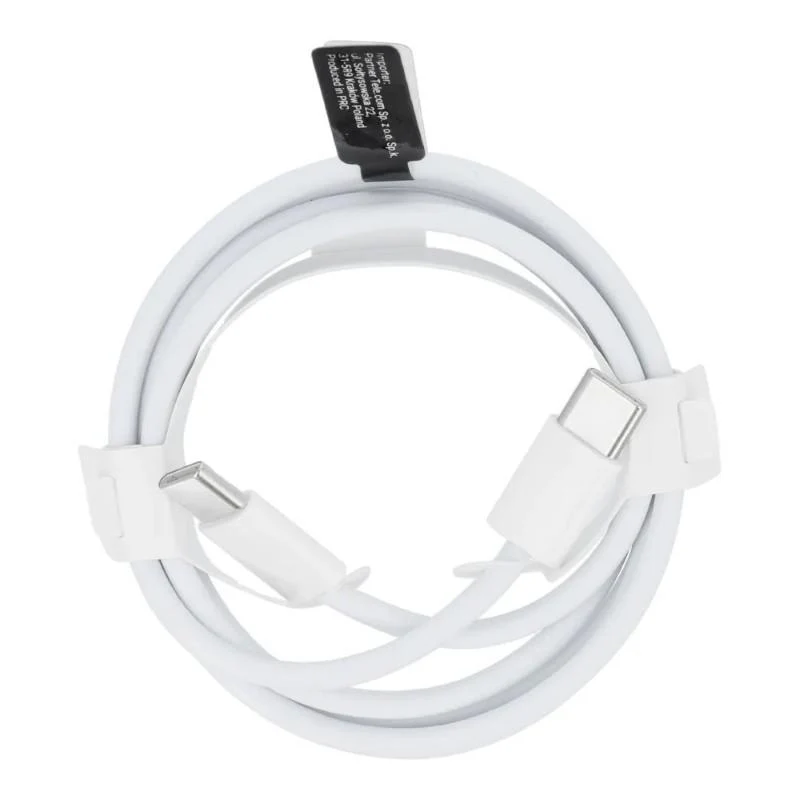 USB-C zu USB-C (Typ 3.0) 30W Kabel 1m Weiß