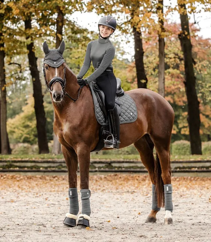 Waldhausen Nepal-Fleece-Bandage – Zinn
