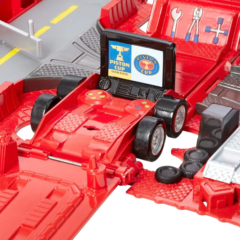Disney Pixar Cars Mack Truck And Transporter