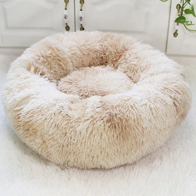 40-80cm Plush Cat Bed House