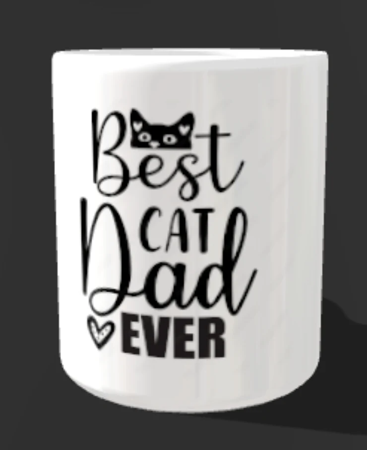 Kaffeetasse " Best Cat Dad Ever"