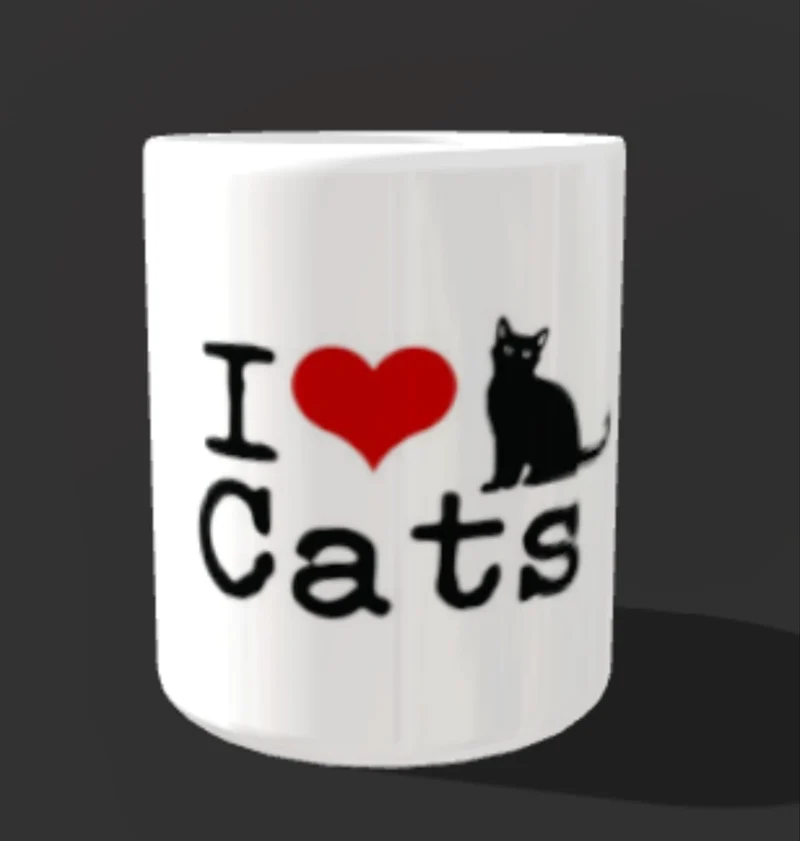 " I Love ❤️ Cats " Kaffeetasse limitierte Auflage
