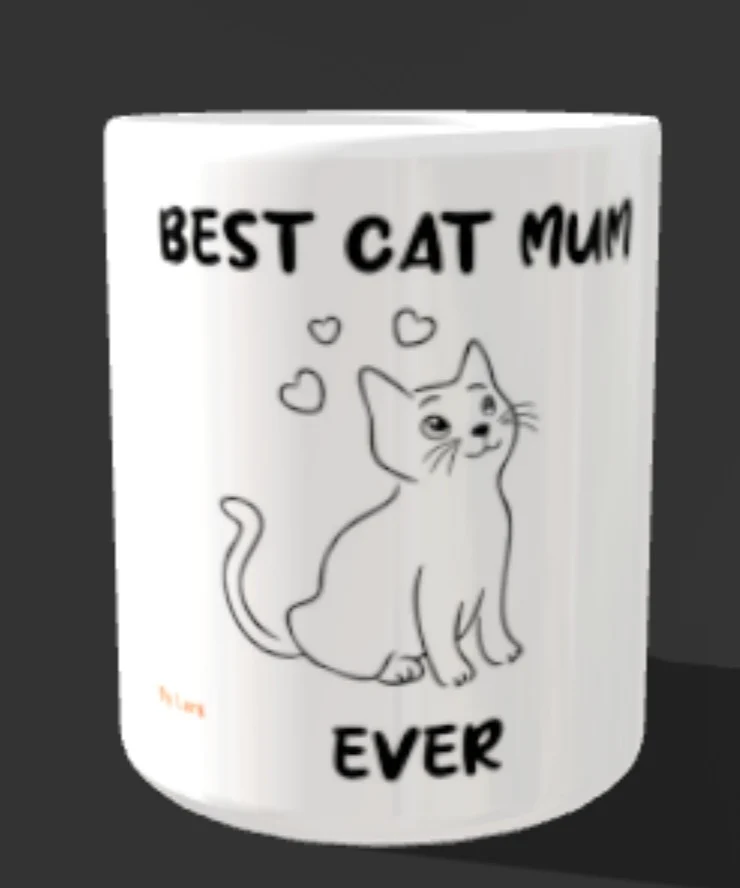 " Best Cat Mum Ever" Kaffeetasse