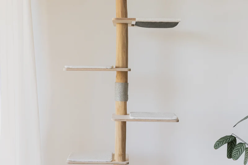 NUDE SKY – Deckenhoher Kratzbaum XXL aus Naturstamm