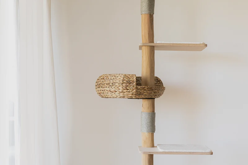 NUDE SKY – Deckenhoher Kratzbaum XXL aus Naturstamm