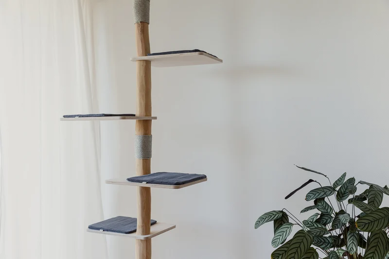 NUDE SKY – Deckenhoher Kratzbaum XXL aus Naturstamm