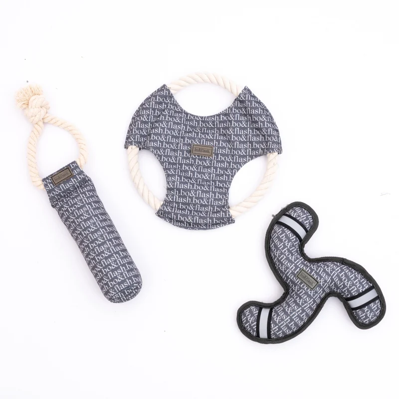 3 tlg. Spielzeug-Set Denver "Dark Grey"