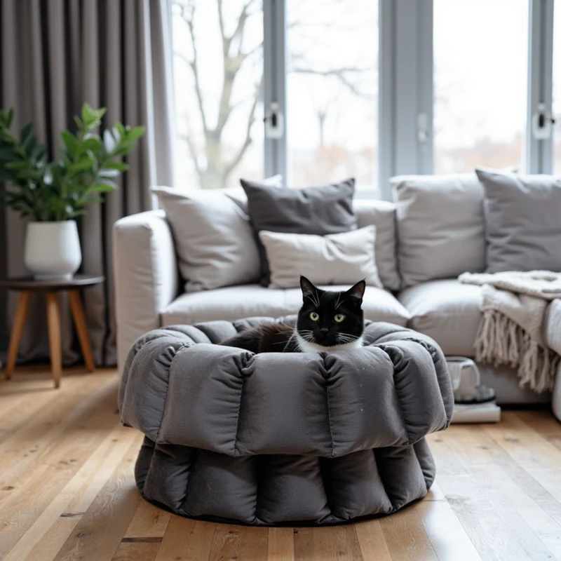 Katzenbett Los Angeles "Dark Grey"