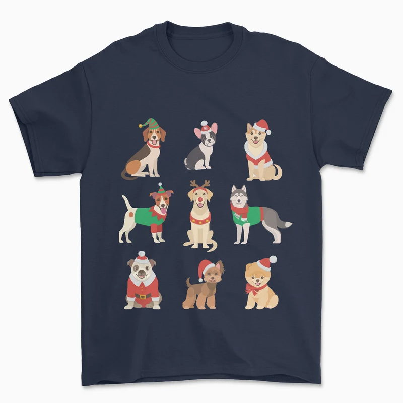 Santa Paws Dogs T-Shirt
