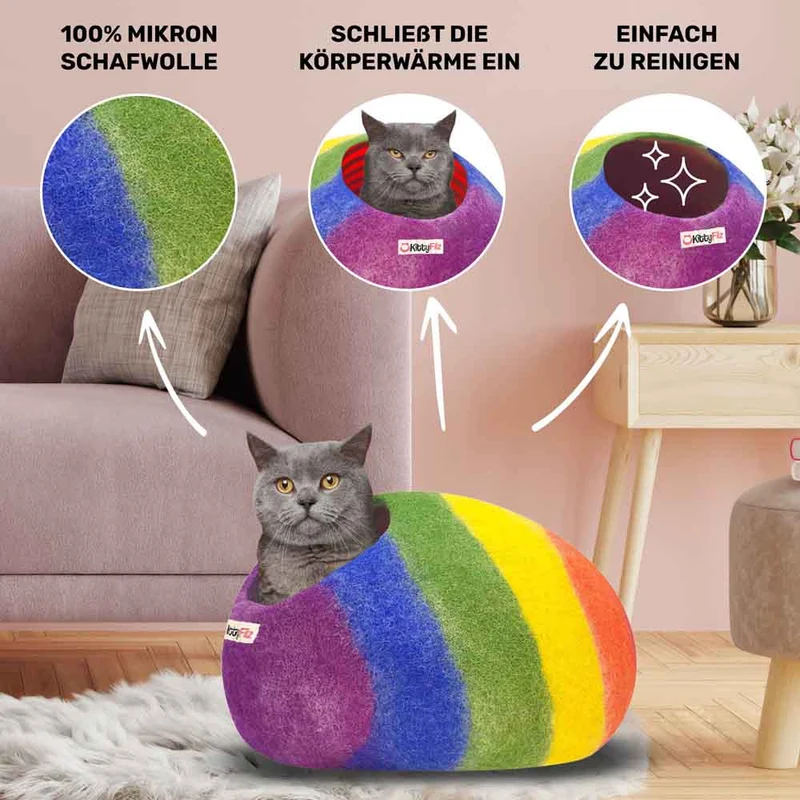 NEU - Katzenhöhle | Regenbogen