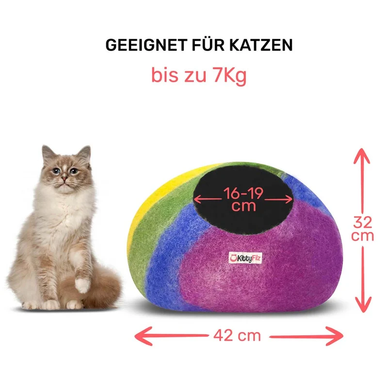 NEU - Katzenhöhle | Regenbogen