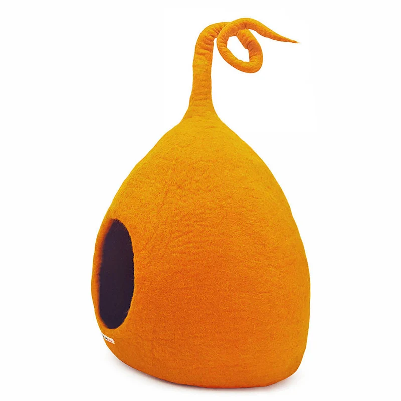 Katzenhöhle | Orange mit Zipfel
