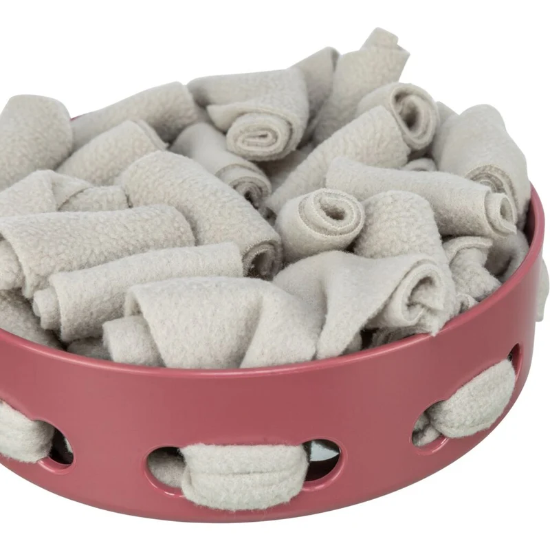 Trixie Cat Activity Plastic Hide'N'Sniff Bowl Cat Toy Red/18cm
