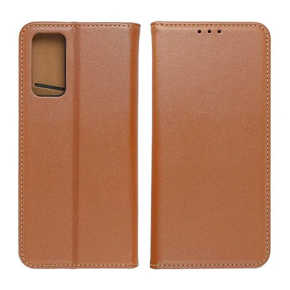 iPhone 12 Pro Max Leder Book Braun