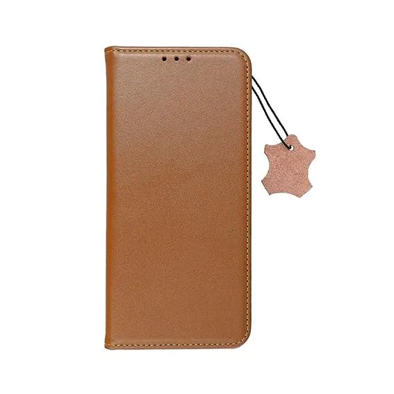 iPhone 12 Pro Max Leder Book Braun