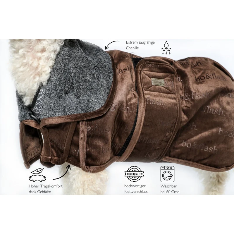 Bademantel Ashville "Taupe"