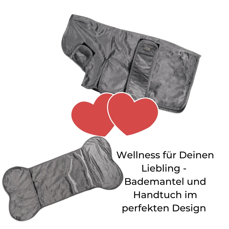 Bademantel Ashville "Dark Grey"