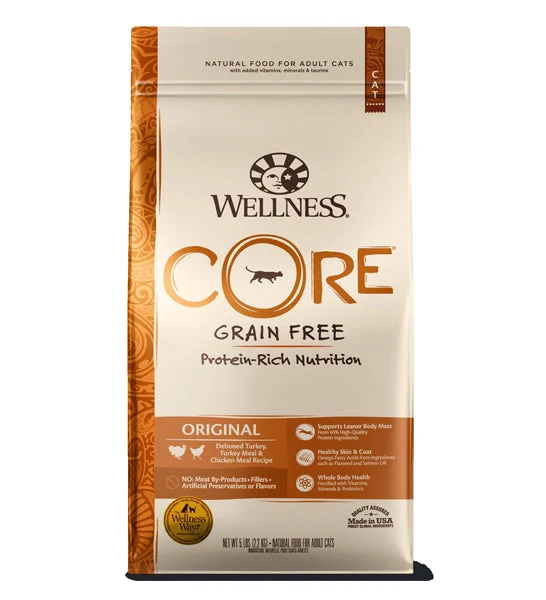 Expiry Date 26-Nov-26 Wellness Core Original Turkey with Chicken Recipe Cat Dry Food - 1.75KG