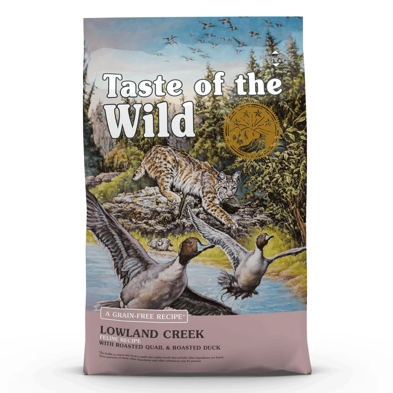 Expiry Date 02-Oct-26 Taste of The Wild LowLand Creek Feline Recipe Dry Cat Food - 6.35KG
