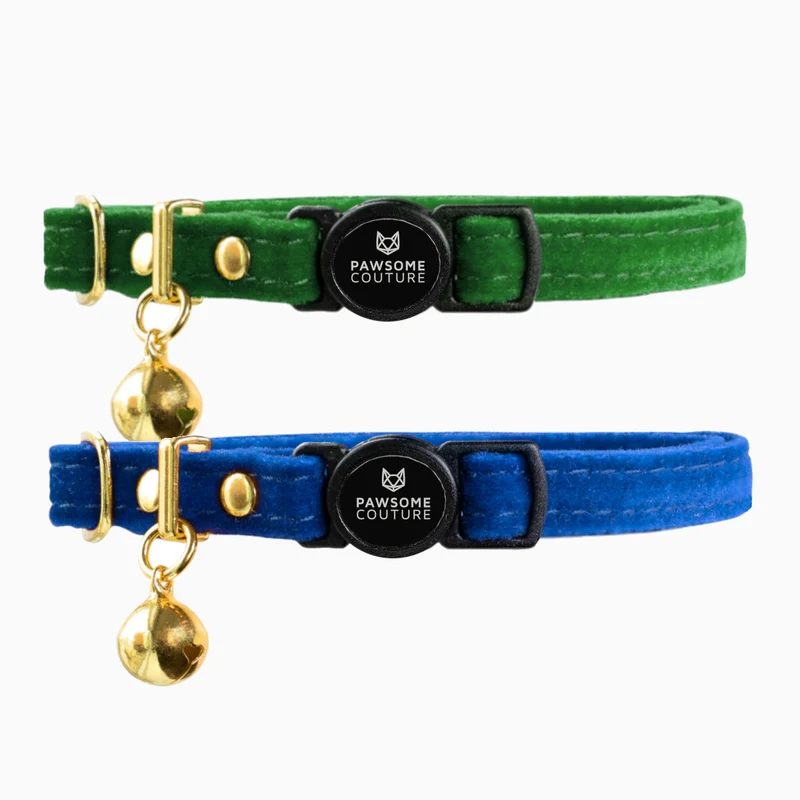 Velvet Cat Collars