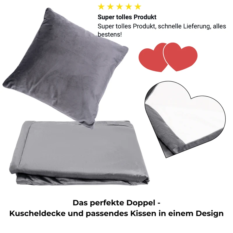Sofa-Kissen Atlanta "Dark Grey"