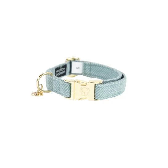 Kentucky Hundehalsband Wolle - Hellblau