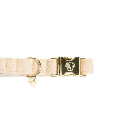 Kentucky Hundehalsband Wolle - Beige