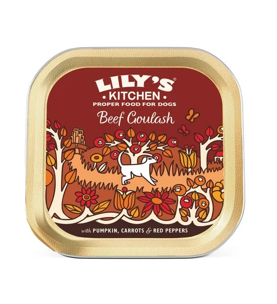 Expiry Date 28-Nov-26 Lily's Kitchen Dog Beef Goulash Dog Wet Food - 150G