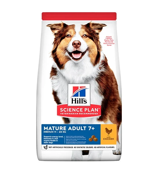 Expiry Date 30-Nov-26 Hill's Science Plan Medium Mature Adult 7+ Dog Food with Chicken - 2.5KG
