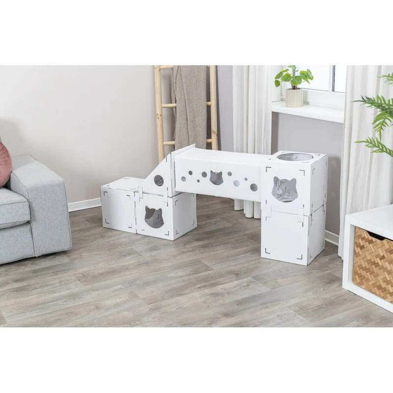 KittyPits Kartonlandschaft für Katzen aus Pappe Finca Felice