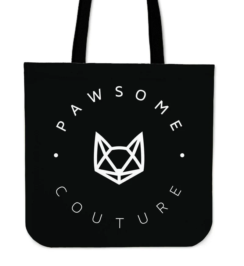 Pawsome Couture Black Tote