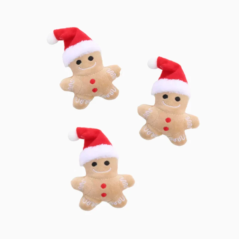 Gingerbread Men Catnip Toys