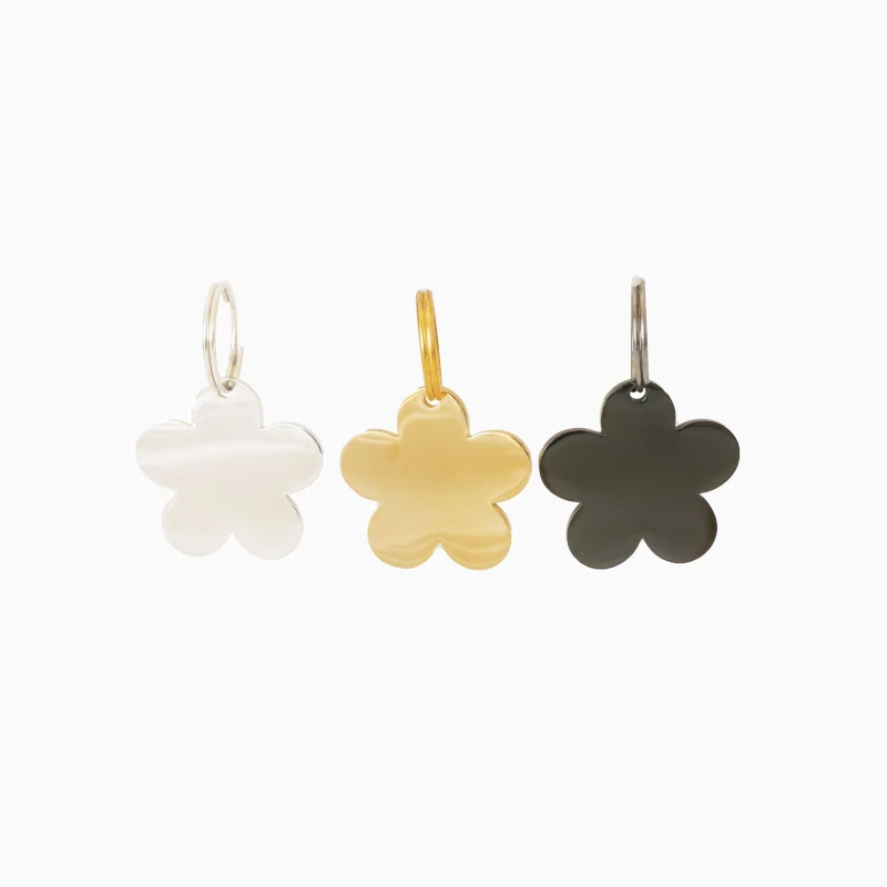 Flower Pet ID Tag