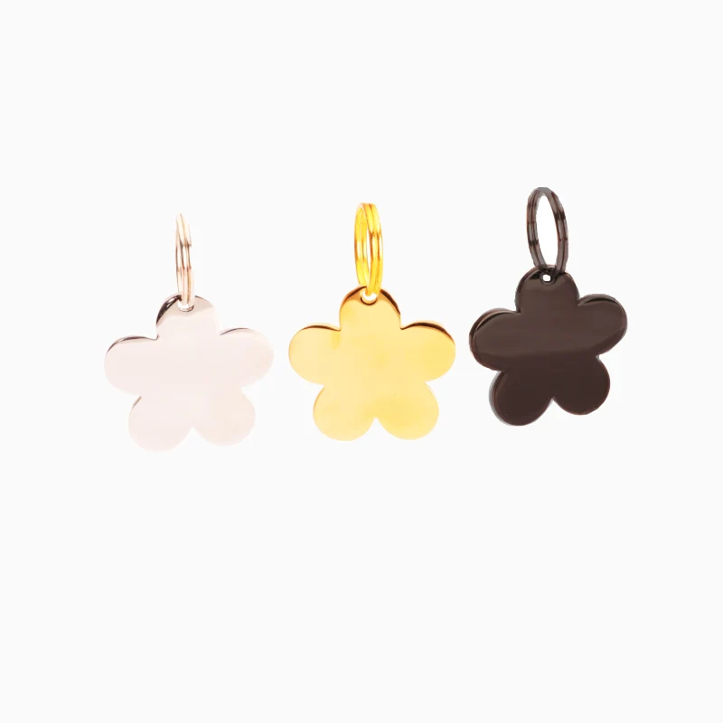 Flower Pet ID Tag