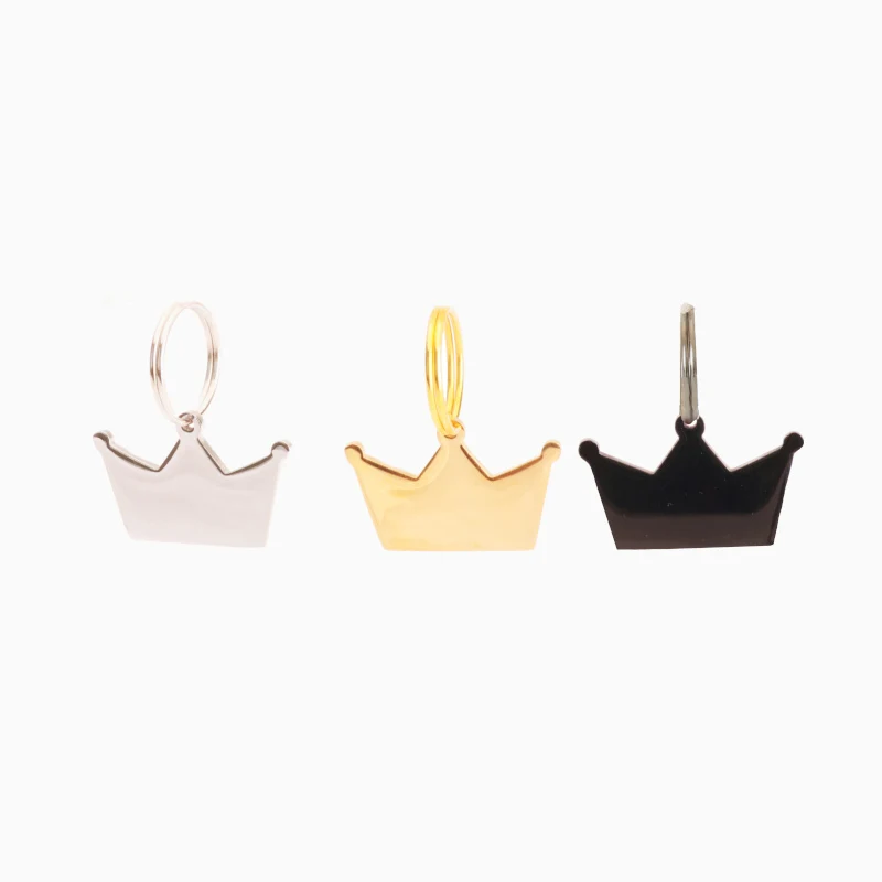 Crown Pet ID Tag