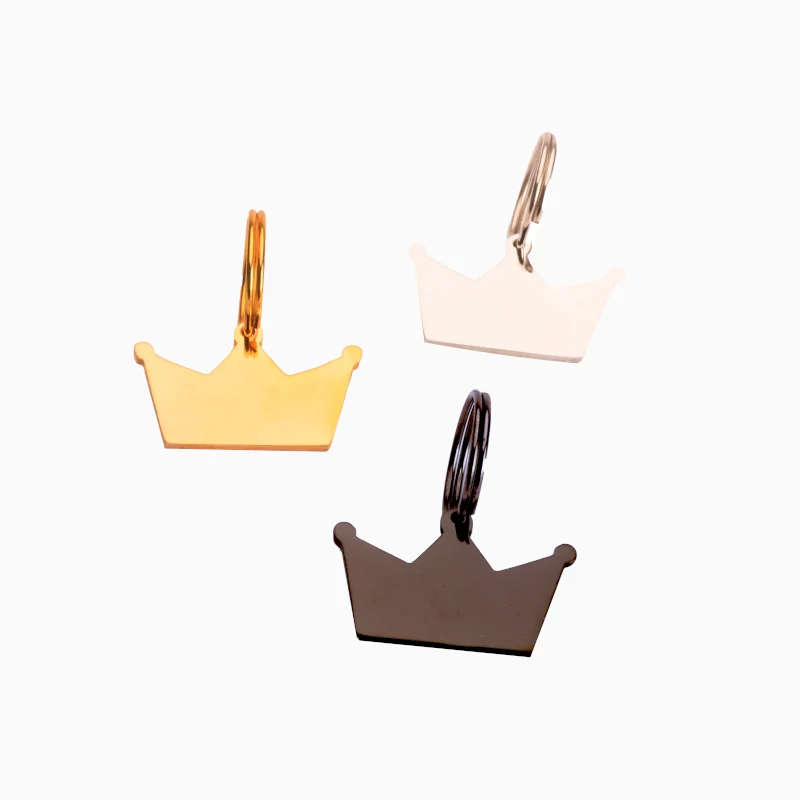Crown Pet ID Tag