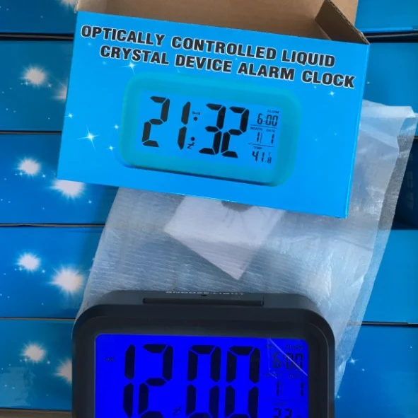 Digitale Wecker-Leuchte mit LED-Display
