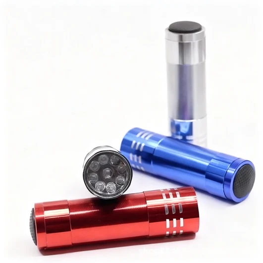 UV-Taschenlampe mit Aluminium-Gehäuse