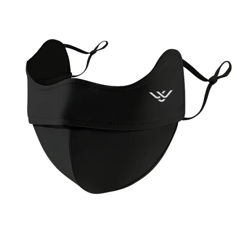 UV-Schutz-Gesichtsmaske mit Ohrschlaufen und Nackenschutz
