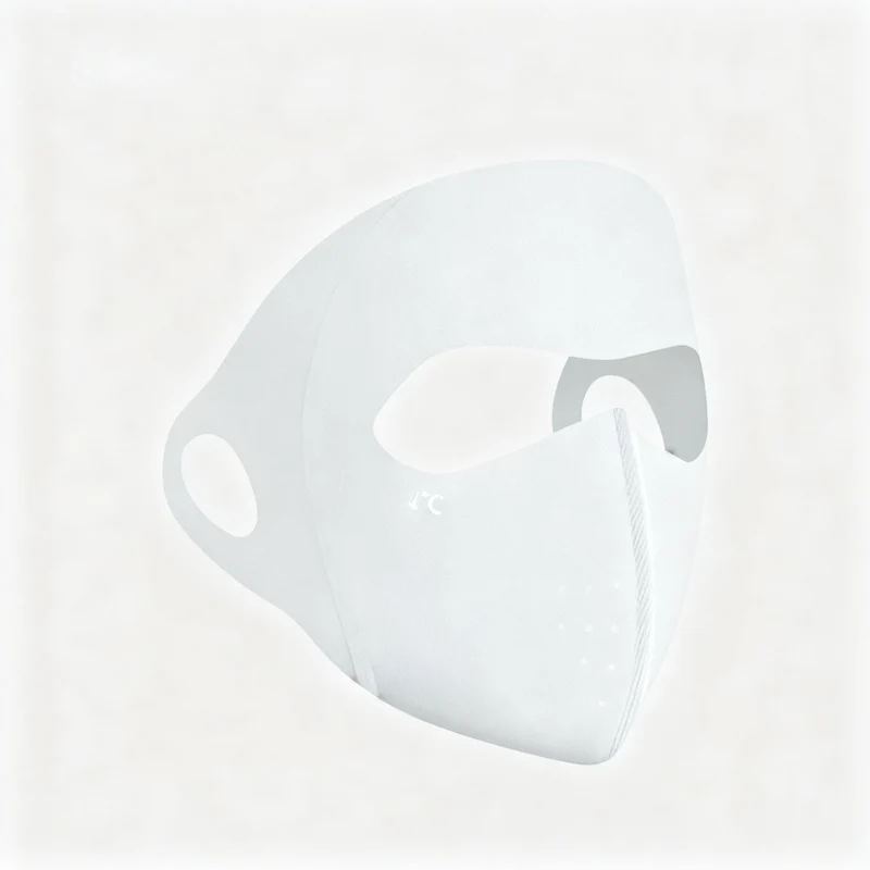 UV-Schutz-Gesichtsmaske mit Ohrschlaufen und Nackenschutz