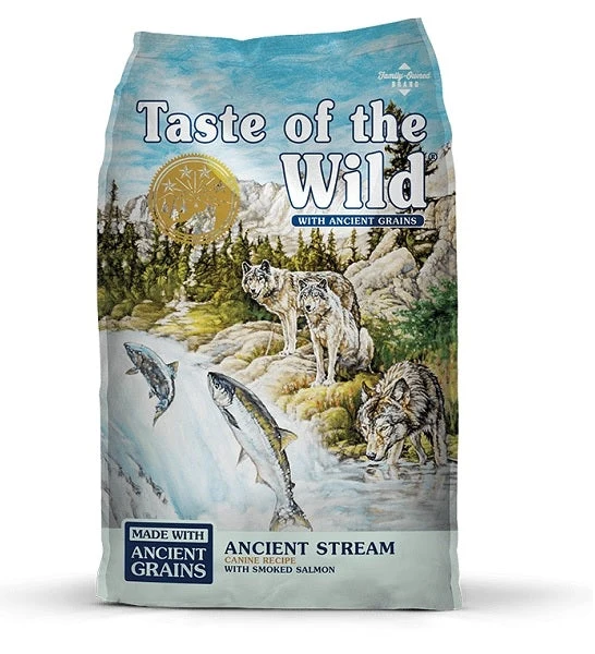 Expiry Date 08-Nov-26 Taste of The Wild Ancient Stream Salmon Dry Dog Food - 2.27KG
